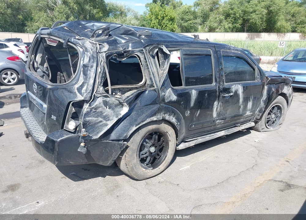 2006 NISSAN PATHFINDER SE VIN: 5N1AR18W56C637882