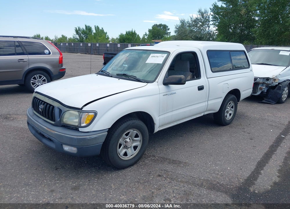 2001 TOYOTA TACOMA VIN: 5TENL42N51Z879574