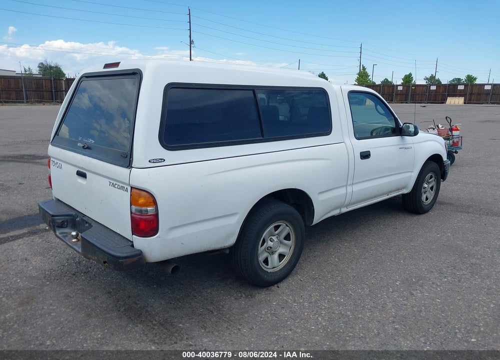 2001 TOYOTA TACOMA VIN: 5TENL42N51Z879574