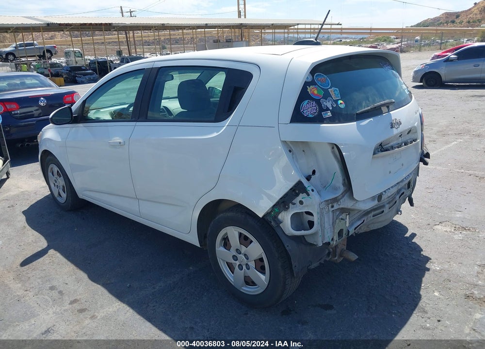 2016 CHEVROLET SONIC LS AUTO VIN: 1G1JA6SH2G4165325