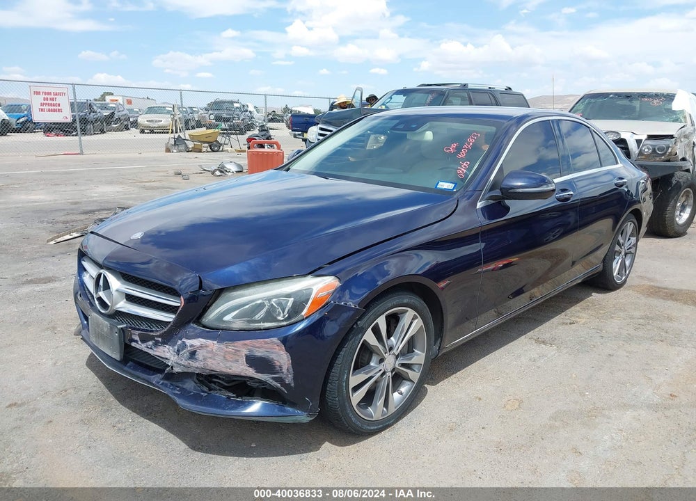 2017 MERCEDES-BENZ C 300 LUXURY/SPORT VIN: 55SWF4JBXHU191616