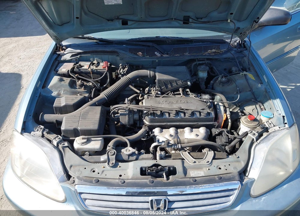 2000 HONDA CIVIC VALUE PACKAGE VIN: 2HGEJ6612YH551769