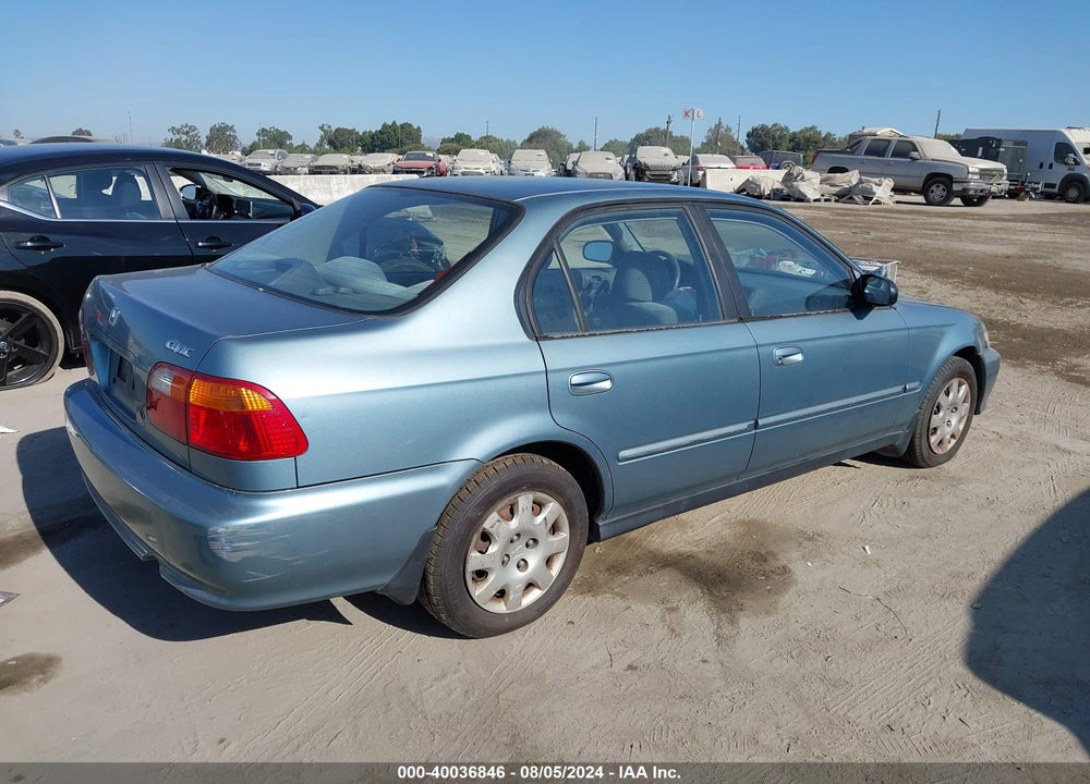 2000 HONDA CIVIC VALUE PACKAGE VIN: 2HGEJ6612YH551769