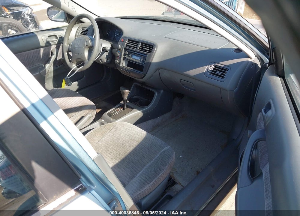 2000 HONDA CIVIC VALUE PACKAGE VIN: 2HGEJ6612YH551769