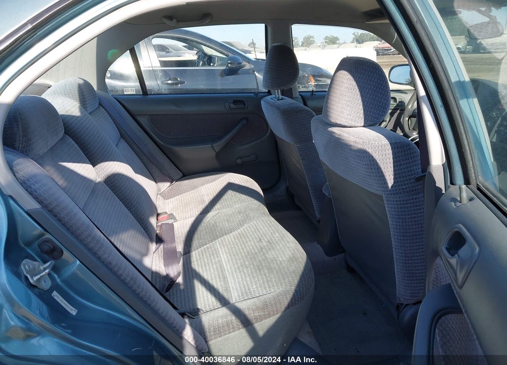 2000 HONDA CIVIC VALUE PACKAGE VIN: 2HGEJ6612YH551769