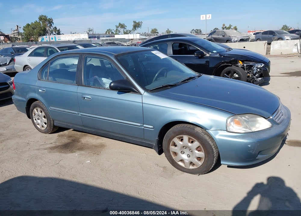 2000 HONDA CIVIC VALUE PACKAGE VIN: 2HGEJ6612YH551769