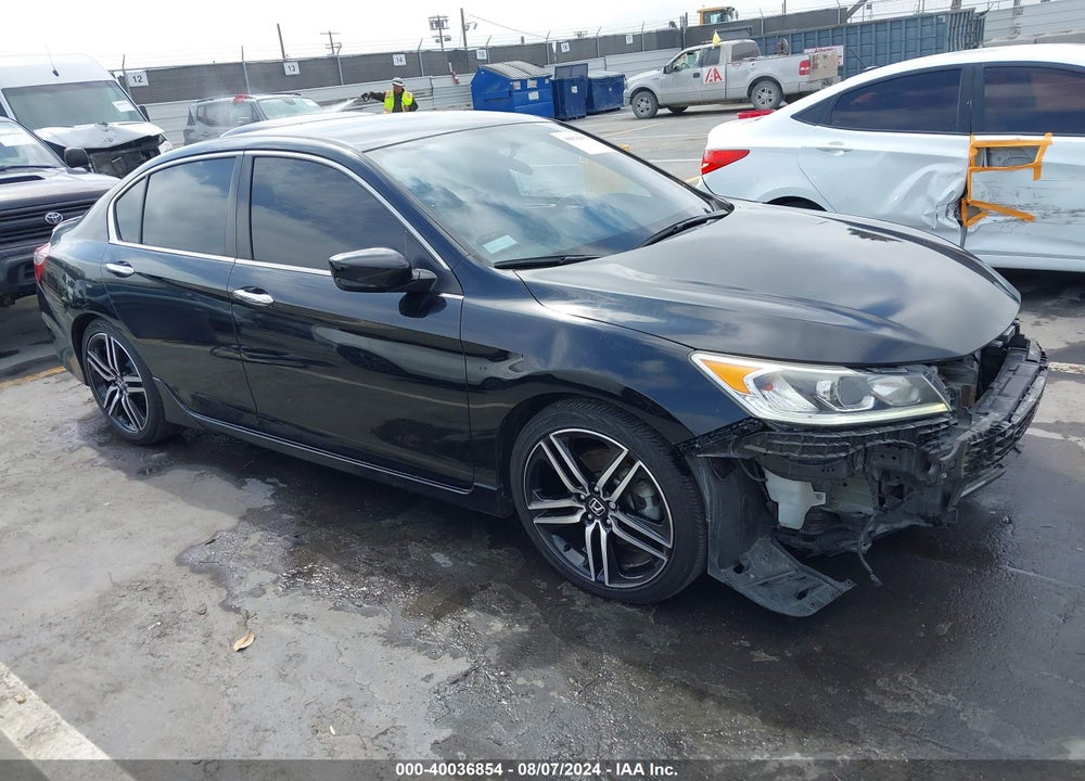 2017 HONDA ACCORD SPORT SE VIN: 1HGCR2F13HA229441