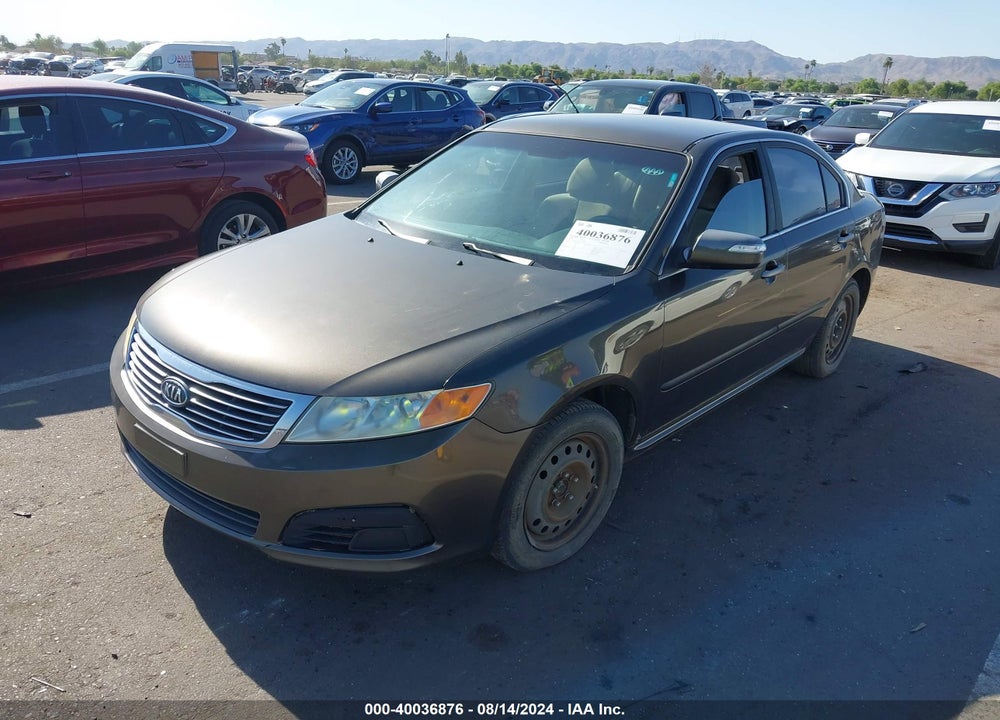 2009 KIA OPTIMA LX VIN: KNAGE228495353837