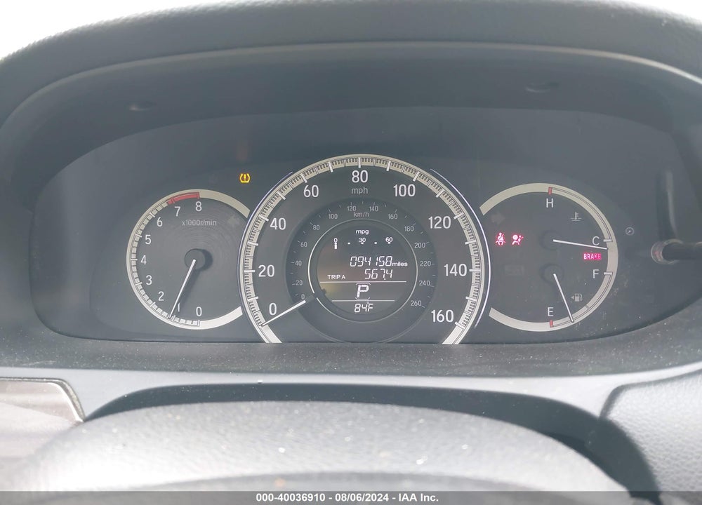 2016 HONDA ACCORD EX-L VIN: 1HGCR2F86GA024613