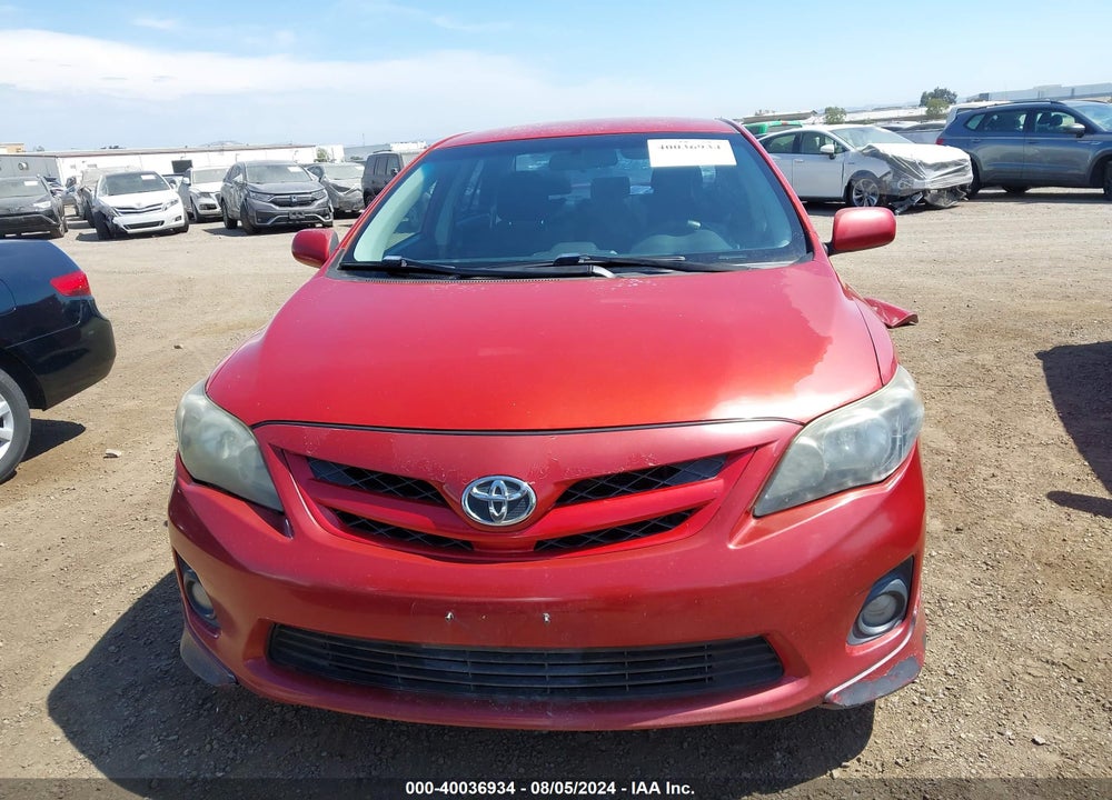 2012 TOYOTA COROLLA S VIN: 5YFBU4EE5CP064246