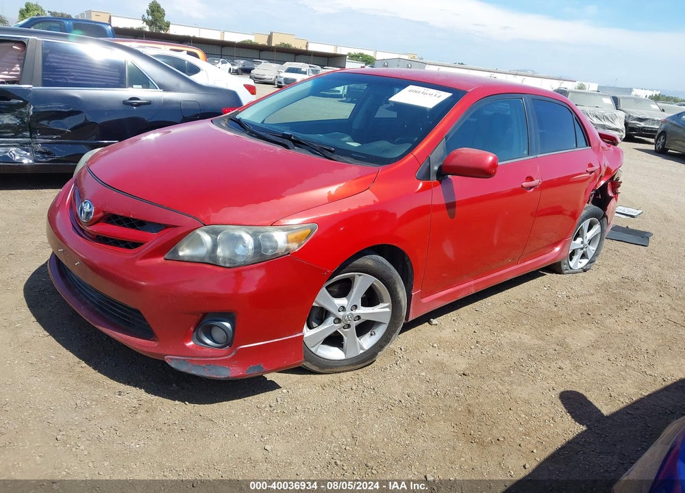 2012 TOYOTA COROLLA S VIN: 5YFBU4EE5CP064246