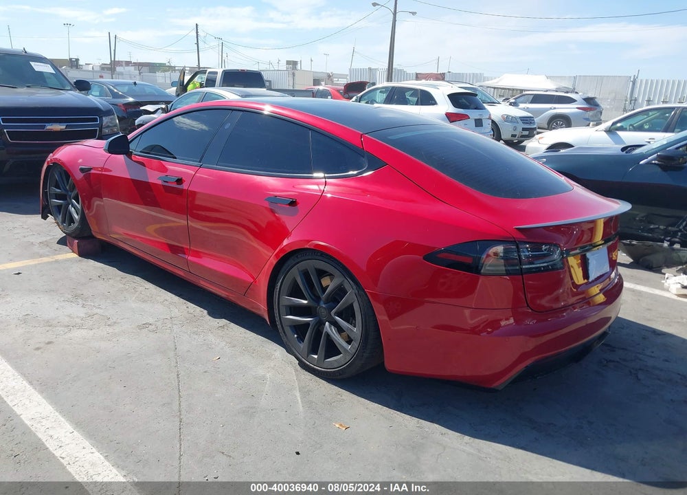 2022 TESLA MODEL S PLAID TRI MOTOR ALL-WHEEL DRIVE VIN: 5YJSA1E61NF488148