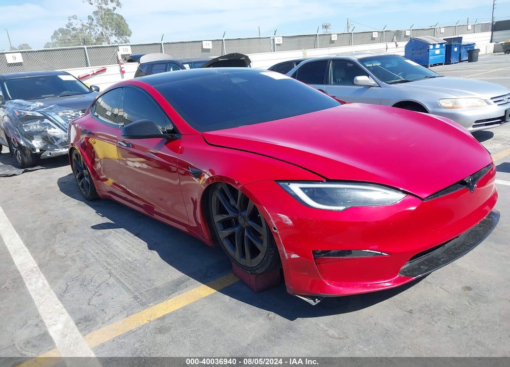 2022 TESLA MODEL S PLAID TRI MOTOR ALL-WHEEL DRIVE VIN: 5YJSA1E61NF488148