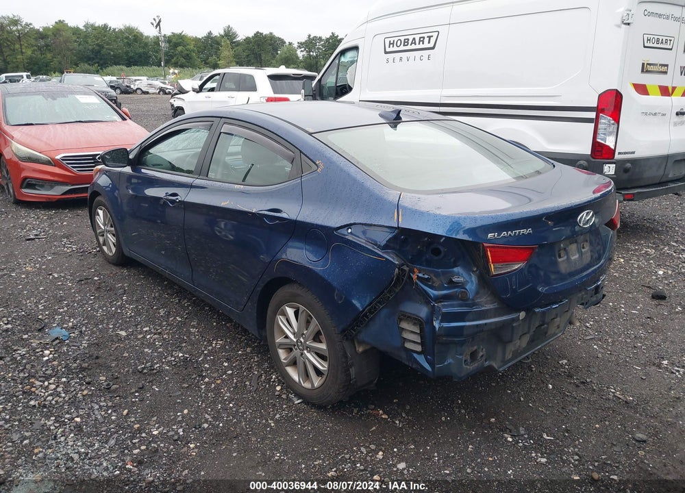 2016 HYUNDAI ELANTRA SE VIN: 5NPDH4AE1GH717340