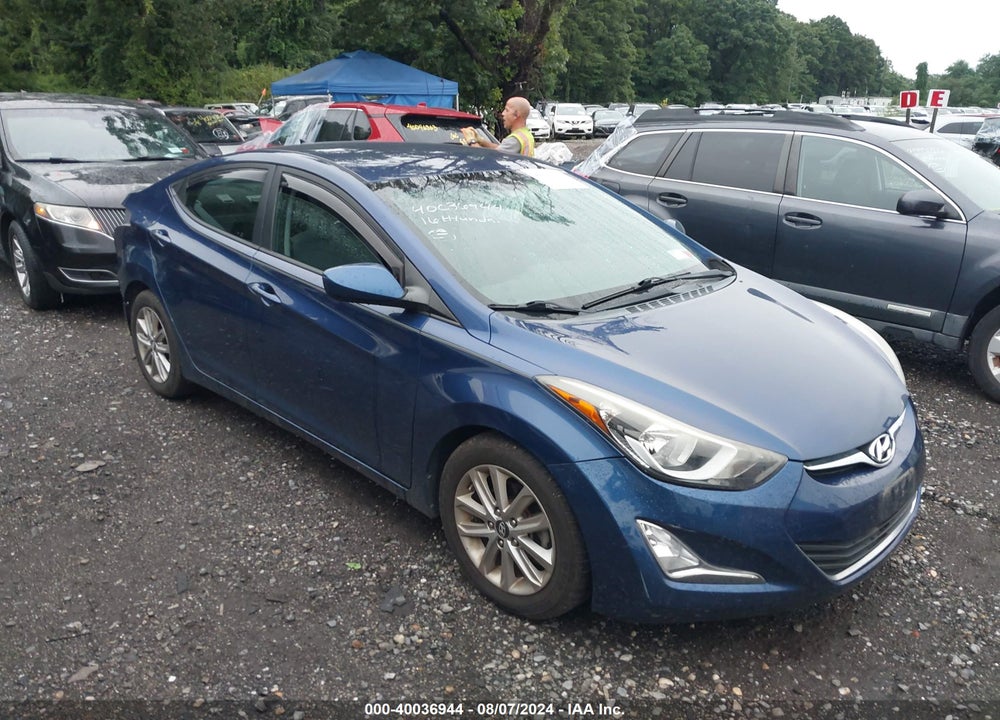 2016 HYUNDAI ELANTRA SE VIN: 5NPDH4AE1GH717340