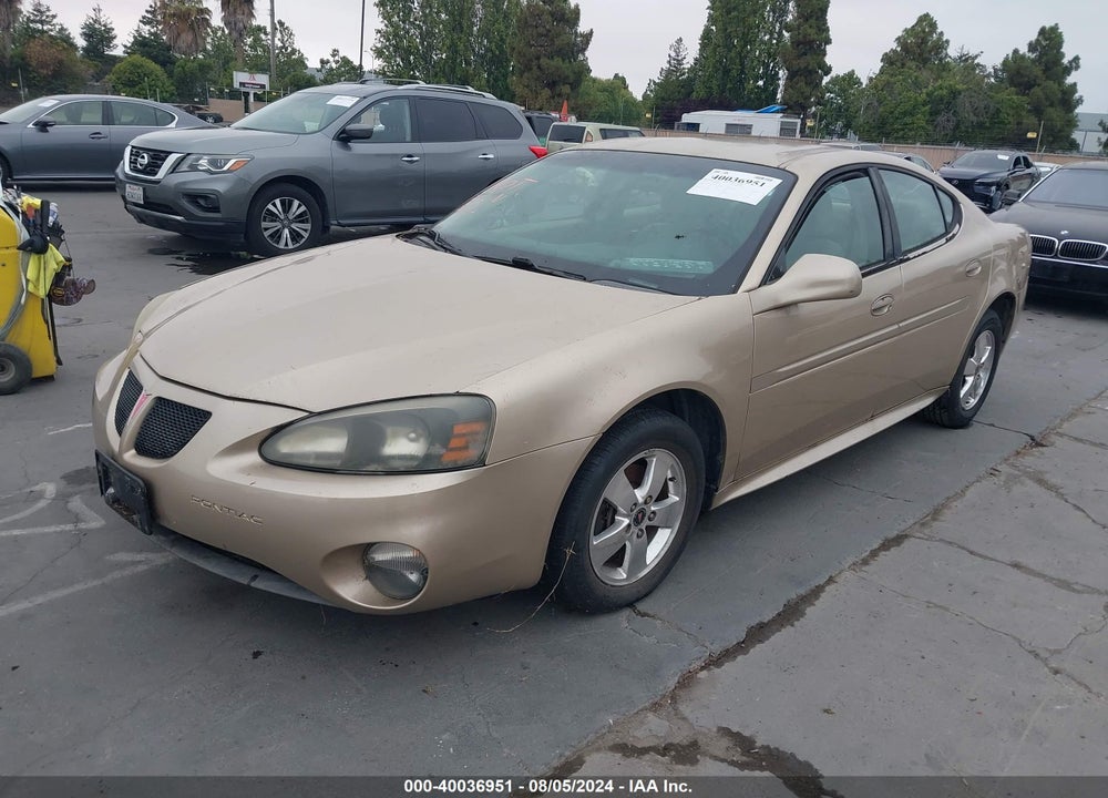 2005 PONTIAC GRAND PRIX VIN: 2G2WP522751221323