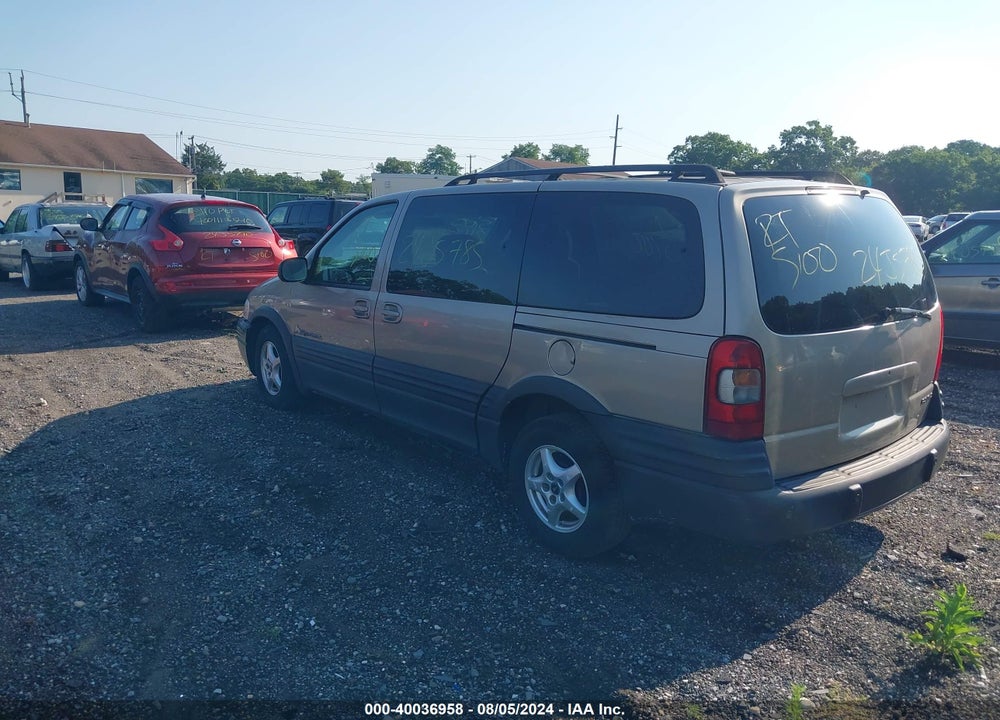 2003 PONTIAC MONTANA M16 W/1SA PKG. VIN: 1GMDX03E93D274472
