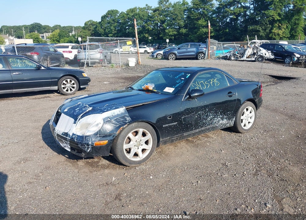 1999 MERCEDES-BENZ SLK 230 KOMPRESSOR VIN: WDBKK47FXXF143631