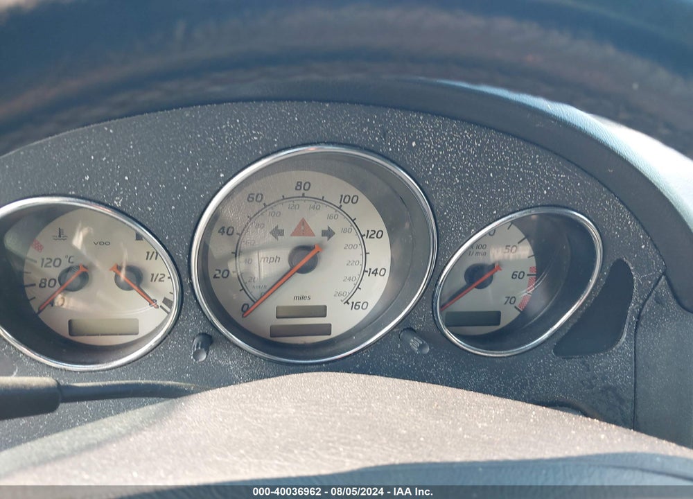 1999 MERCEDES-BENZ SLK 230 KOMPRESSOR VIN: WDBKK47FXXF143631