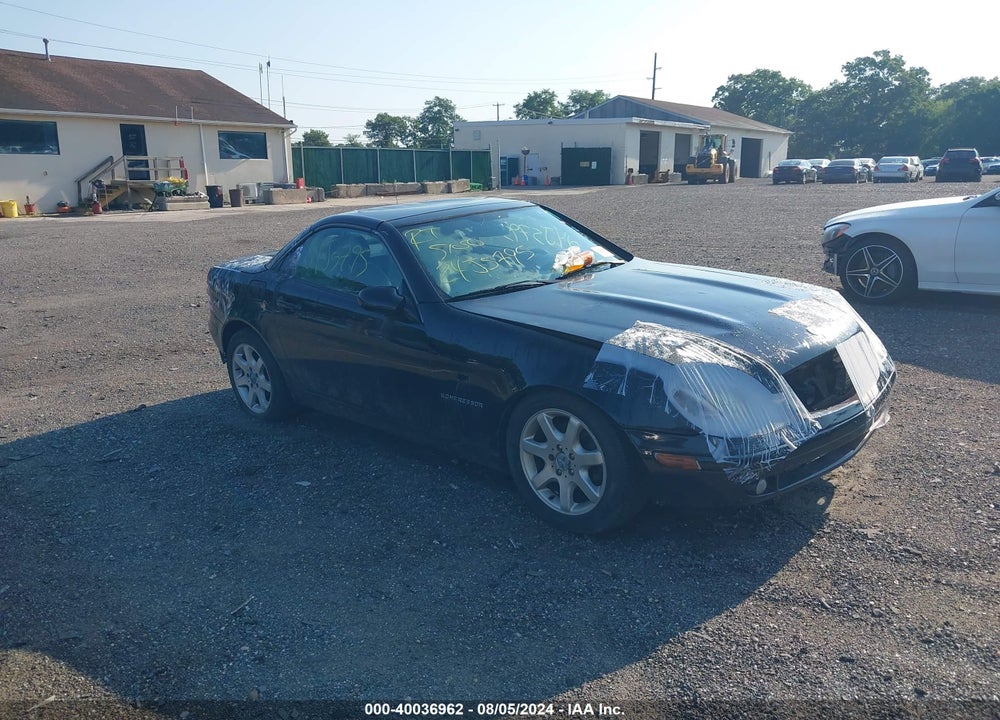 1999 MERCEDES-BENZ SLK 230 KOMPRESSOR VIN: WDBKK47FXXF143631