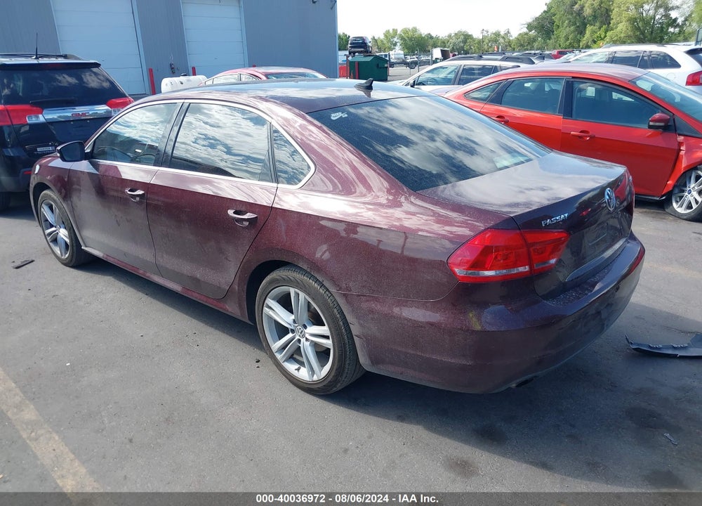 2014 VOLKSWAGEN PASSAT 1.8T SE VIN: 1VWBT7A36EC084670