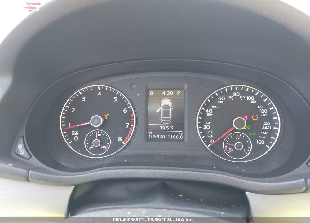 2014 VOLKSWAGEN PASSAT 1.8T SE VIN: 1VWBT7A36EC084670
