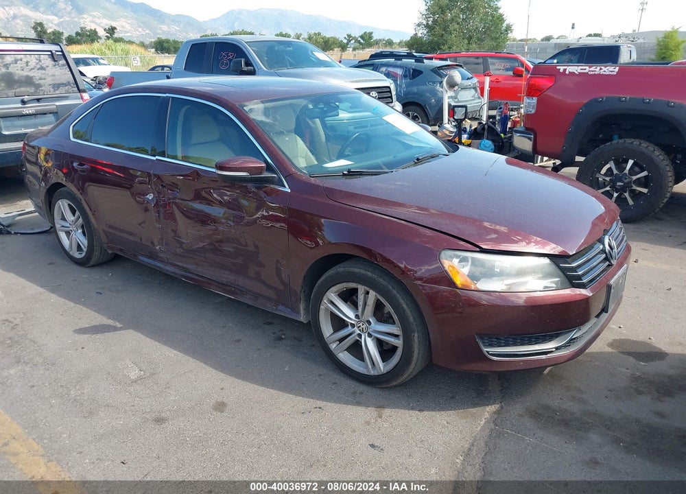 2014 VOLKSWAGEN PASSAT 1.8T SE VIN: 1VWBT7A36EC084670