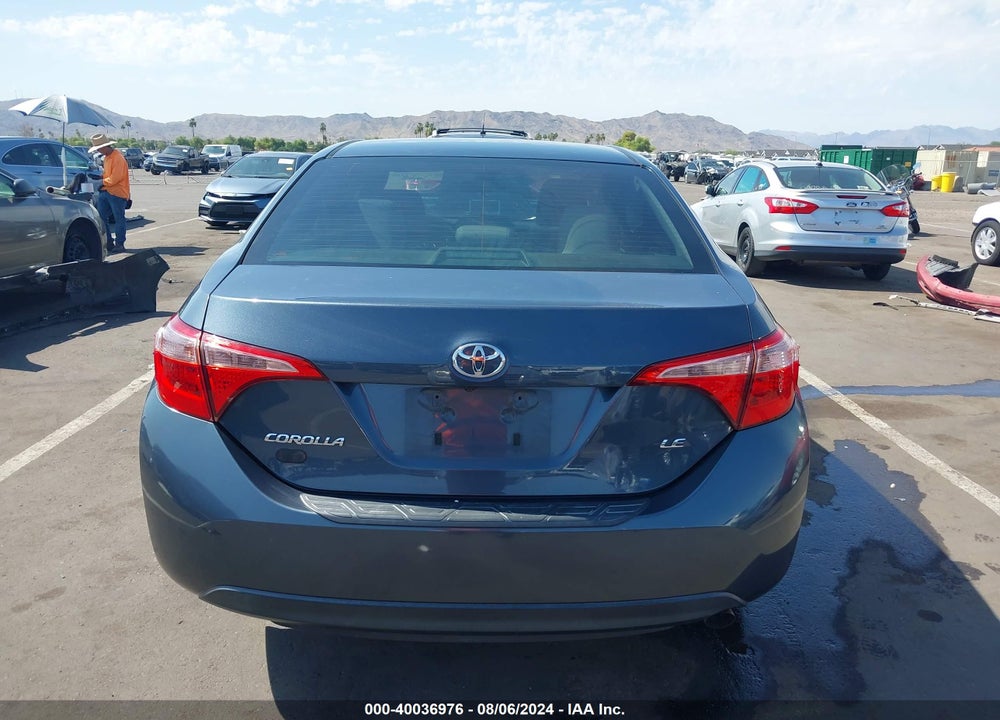 2017 TOYOTA COROLLA LE VIN: 2T1BURHE6HC840058