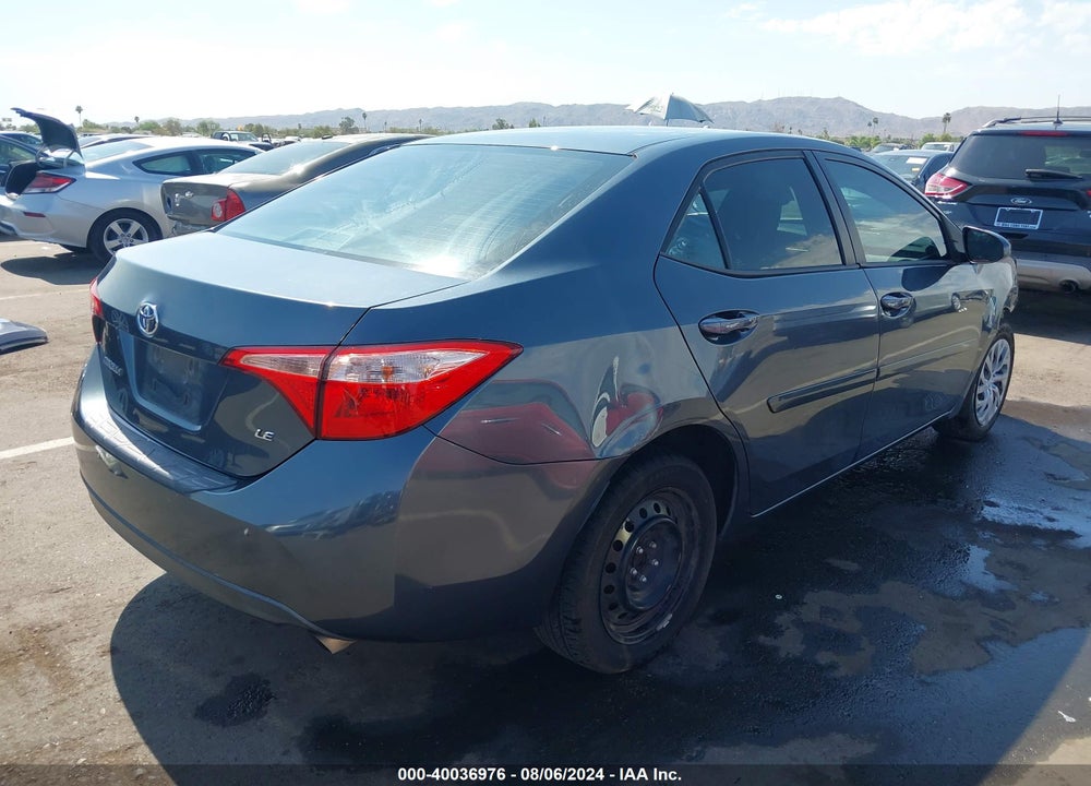 2017 TOYOTA COROLLA LE VIN: 2T1BURHE6HC840058