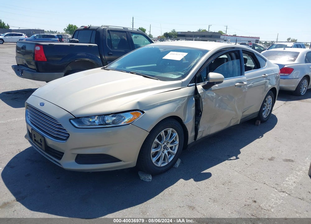 2015 FORD FUSION S VIN: 3FA6P0G75FR282756