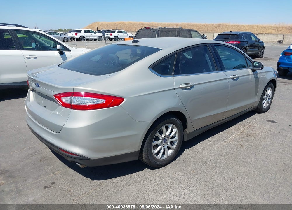 2015 FORD FUSION S VIN: 3FA6P0G75FR282756