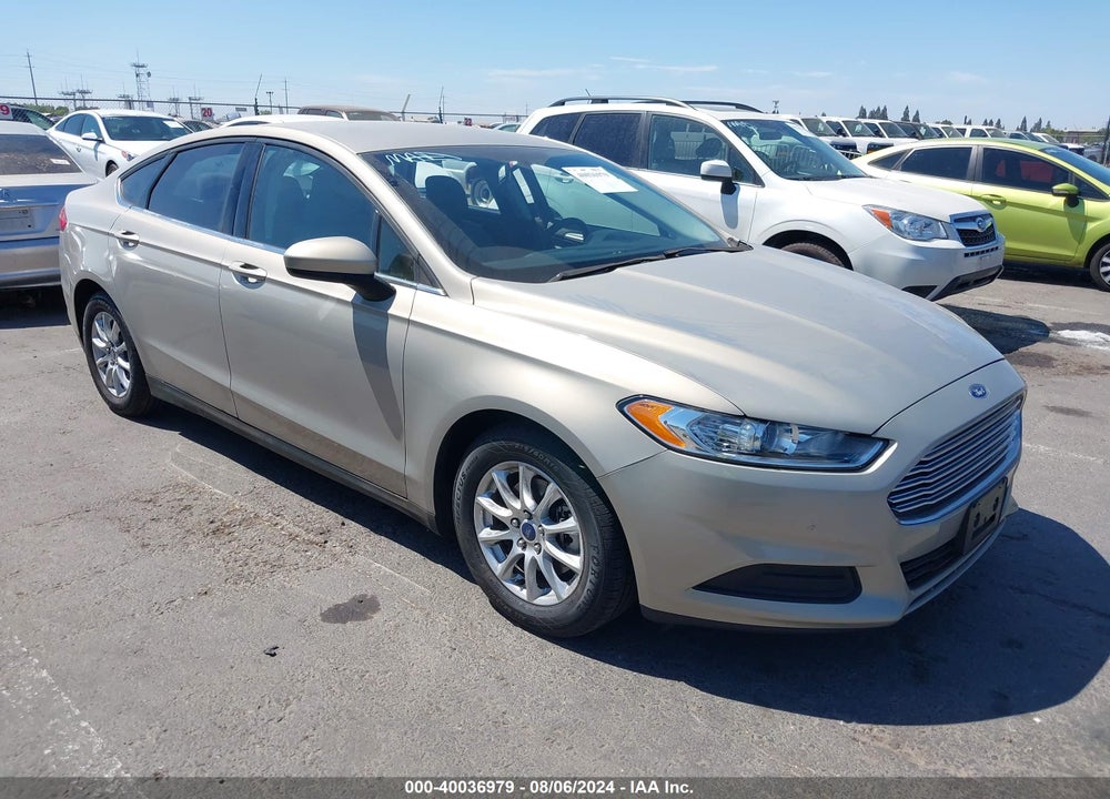 2015 FORD FUSION S VIN: 3FA6P0G75FR282756