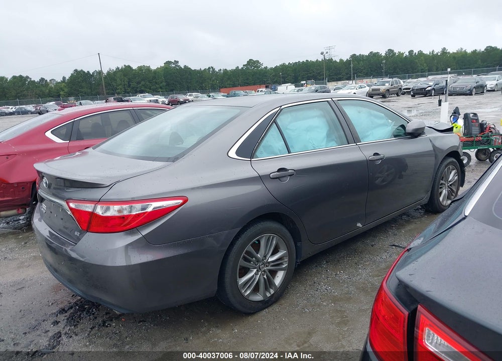 2016 TOYOTA CAMRY SE VIN: 4T1BF1FK2GU590836