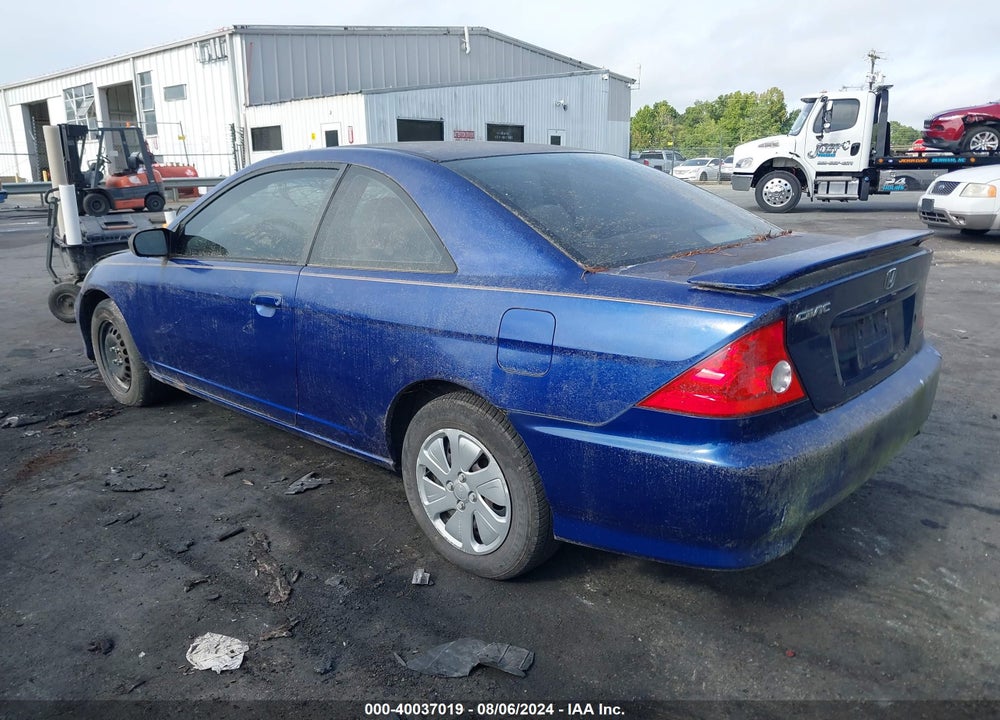 2004 HONDA CIVIC LX VIN: 1HGEM22534L004449