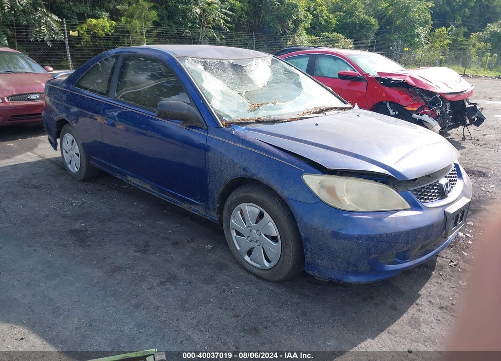2004 HONDA CIVIC LX VIN: 1HGEM22534L004449