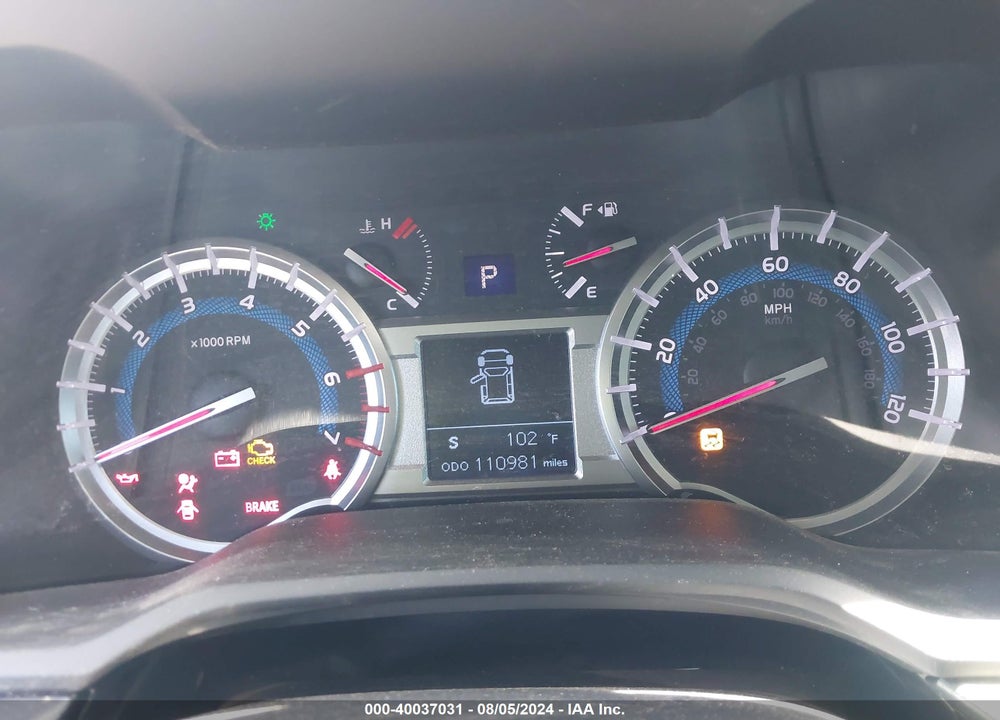2016 TOYOTA 4RUNNER VIN: JTEZU5JRXG5111959