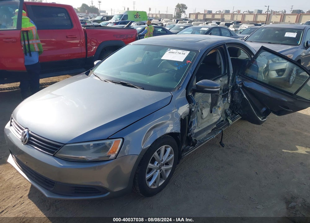 2012 VOLKSWAGEN JETTA 2.5L SE VIN: 3VWBP7AJ0CM342308