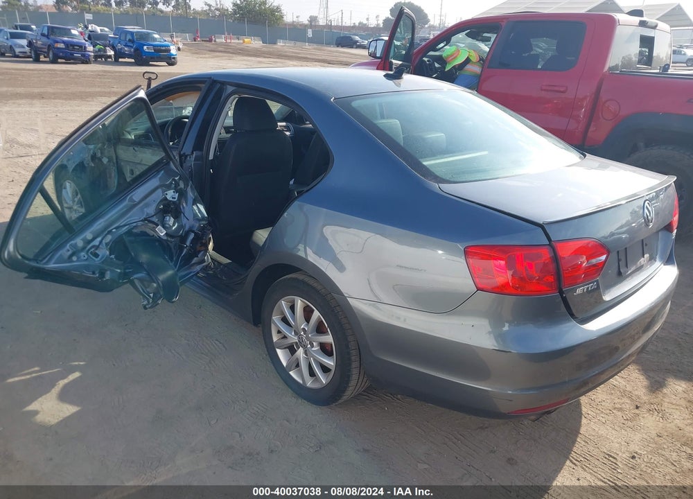 2012 VOLKSWAGEN JETTA 2.5L SE VIN: 3VWBP7AJ0CM342308