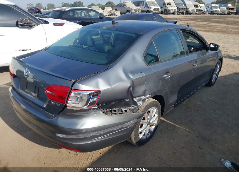 2012 VOLKSWAGEN JETTA 2.5L SE VIN: 3VWBP7AJ0CM342308