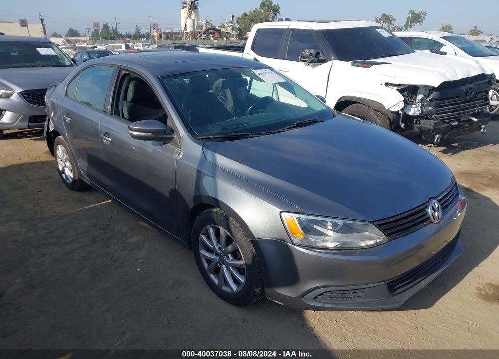 2012 VOLKSWAGEN JETTA 2.5L SE VIN: 3VWBP7AJ0CM342308