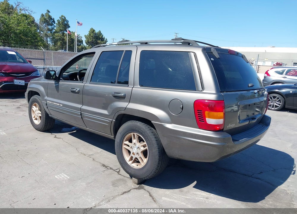 1999 JEEP GRAND CHEROKEE LIMITED VIN: 1J4G268S3XC780581