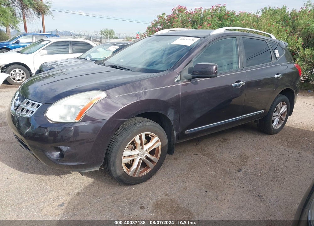 2012 NISSAN ROGUE SV VIN: JN8AS5MT6CW252146