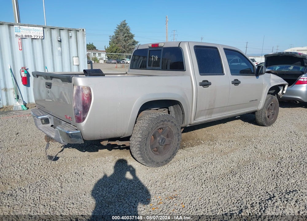 2004 GMC CANYON SLE VIN: 1GTDT136348132630