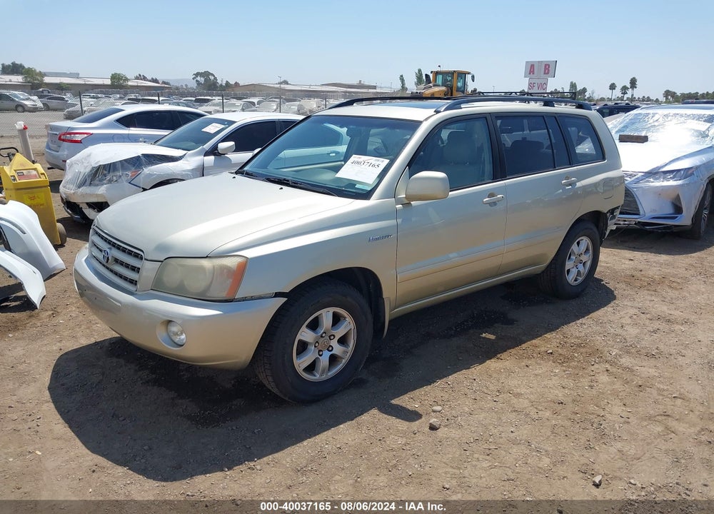 2003 TOYOTA HIGHLANDER LIMITED V6 VIN: JTEGF21A130099122