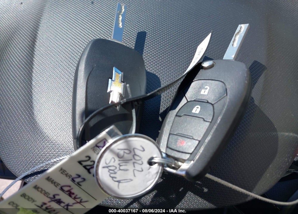 2022 CHEVROLET SPARK FWD 1LT AUTOMATIC VIN: KL8CD6SA4NC033401