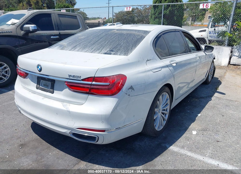 2016 BMW 740I VIN: WBA7E2C53GG547538