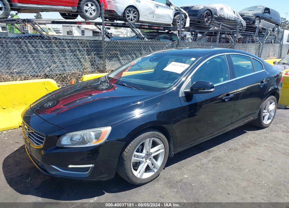 2015 VOLVO S60 T5 PREMIER VIN: YV1612TK5F2338162