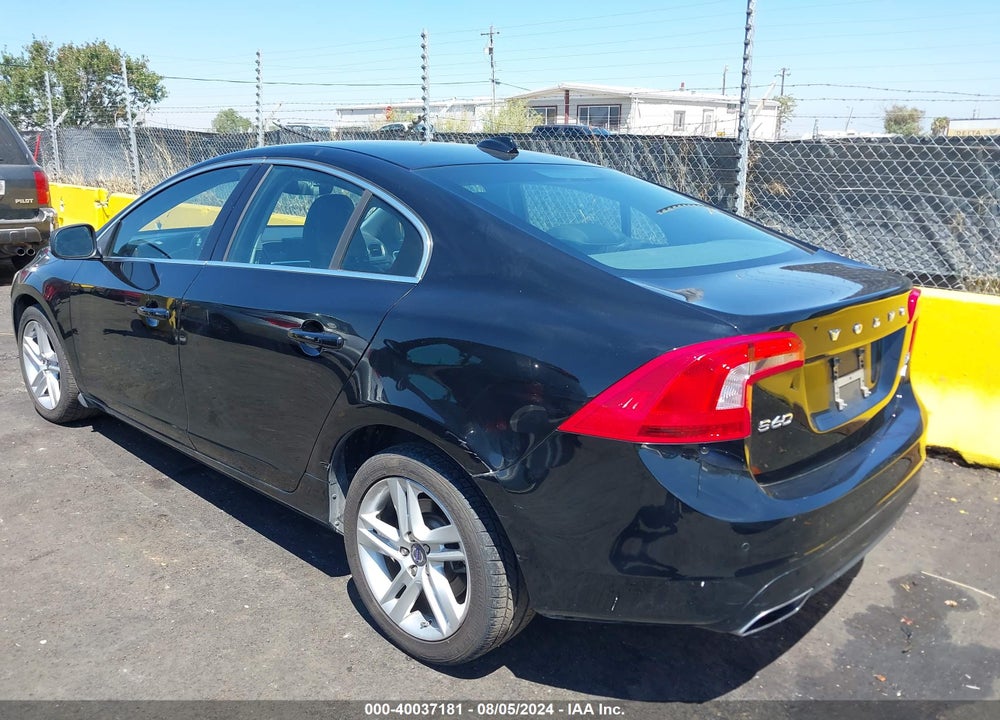 2015 VOLVO S60 T5 PREMIER VIN: YV1612TK5F2338162