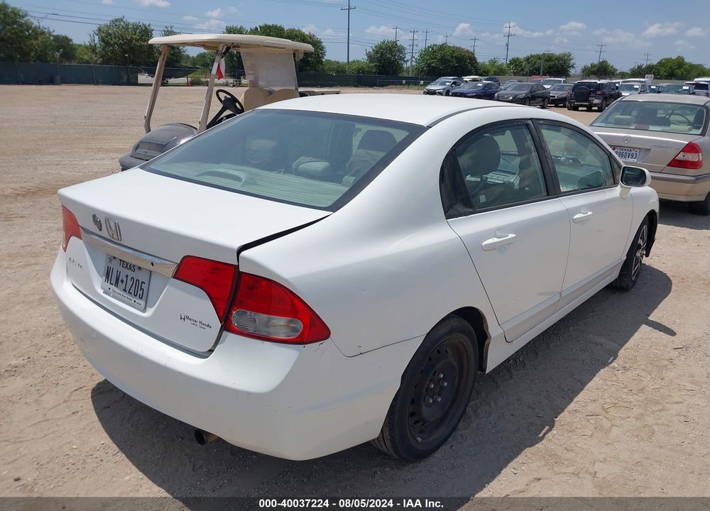 2009 HONDA CIVIC LX VIN: 2HGFA16509H352862