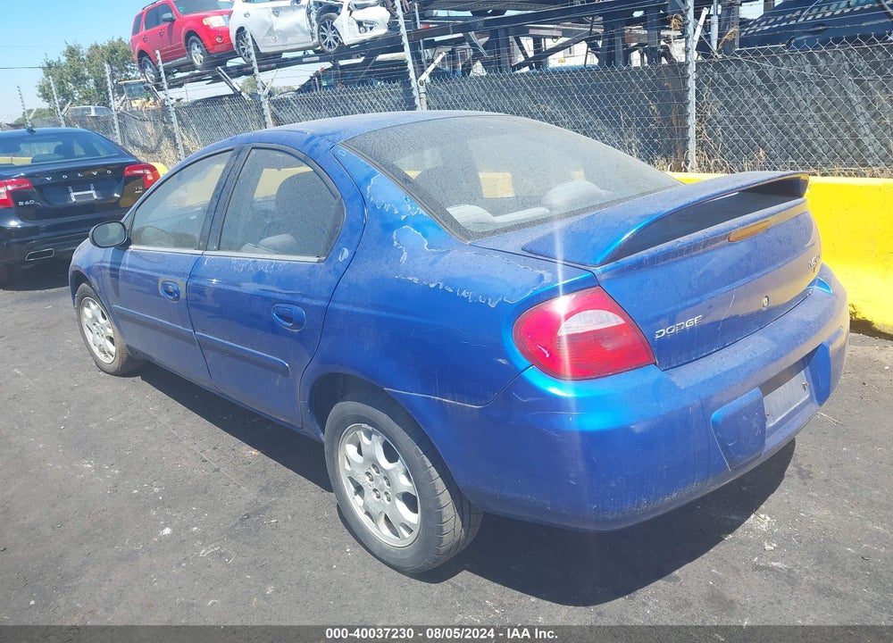 2004 DODGE NEON SXT VIN: 1B3ES56CX4D545038